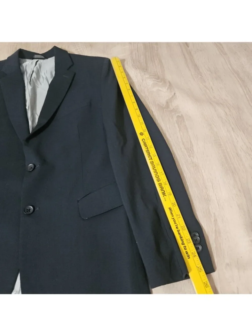 Banana Republic Lanificio F.lli Cerruti Wool Blazer Size 40R Tailored Fit Navy